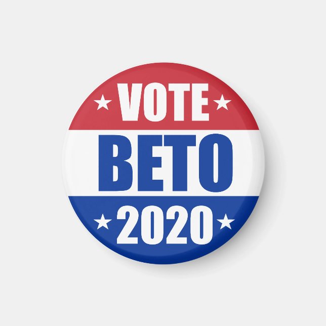 Abstimmung Beto O'rourke für den US-Präsidenten 20 Magnet (Vorne)
