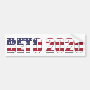 Abstimmung Beto O'rourke Wahl Präsidenten-2020 US Autoaufkleber