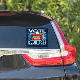 Abstimmung Blue 2024 Präsidentschaftswahl Aufkleber