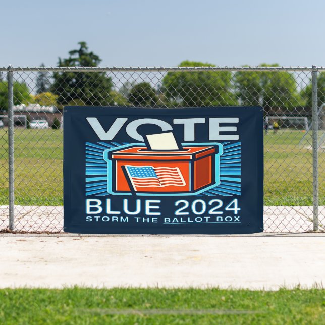 Abstimmung Blue 2024 Präsidentschaftswahl Banner (InSitu)