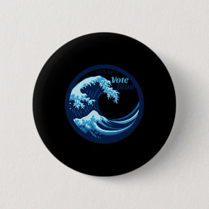 Abstimmung Blue Wave Demokraten Kamala Harris Elec Button