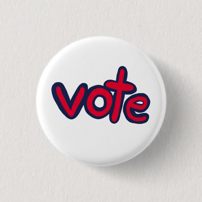 Abstimmung Button (Vorderseite)