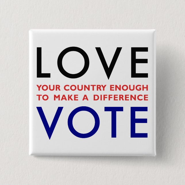 Abstimmung! Button (Vorderseite)