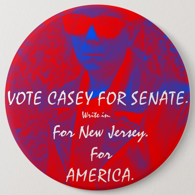 ABSTIMMUNG CASEY FÜR SENAT.  Wie schlecht könnte Button (Vorderseite)