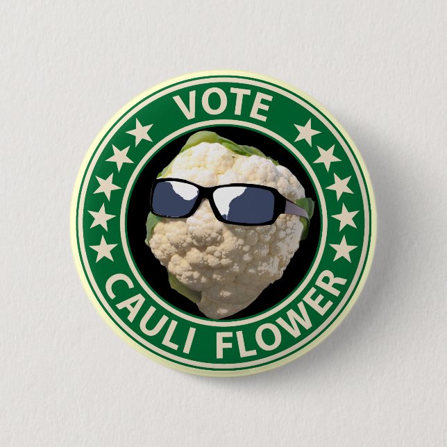 Abstimmung Cauli Blume Button (Vorderseite)