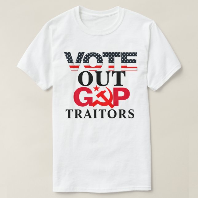 ABSTIMMUNG DER GOP TRAITOREN T-Shirt (Design vorne)