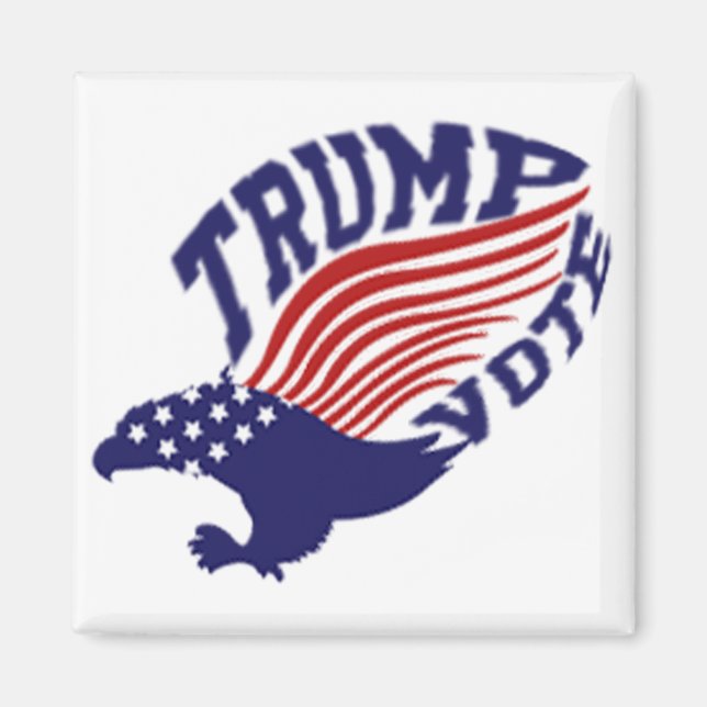 Abstimmung Donald Trump 2016 Magnet (Vorne)
