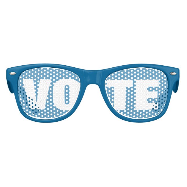 ABSTIMMUNG/ Erwachsene Retro Party Brille Partybrille (Vorderseite)