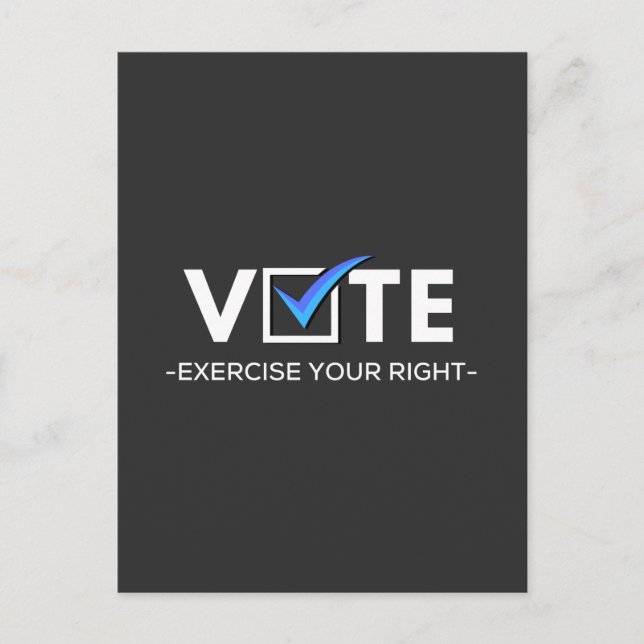 Abstimmung (Es kommt darauf an) Postkarte (Vorderseite)