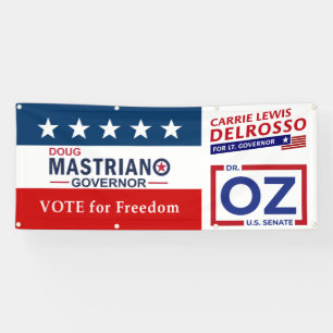 Abstimmung for Freedom with Mastriano, DelRosso &  Banner