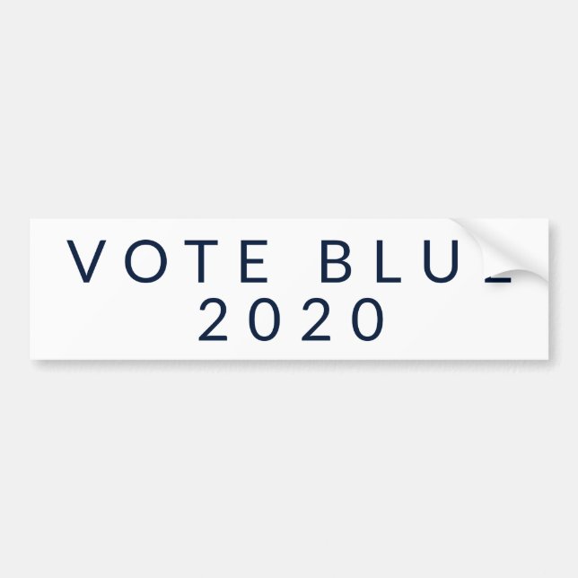 Abstimmung für 2020 Wahl Biden Harris Autoaufkleber (Vorne)