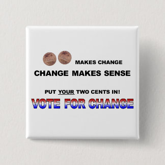 Abstimmung für Änderung 2008 Button
