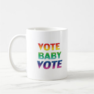 "Abstimmung für Baby" - Stolz lgbtq lgbt Regenboge Kaffeetasse