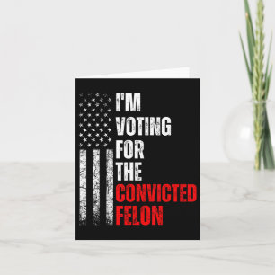 Abstimmung für den verurteilten Felon Trump 2024 - Karte