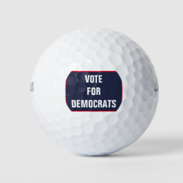 Abstimmung für die Demokraten 2020 Golfball