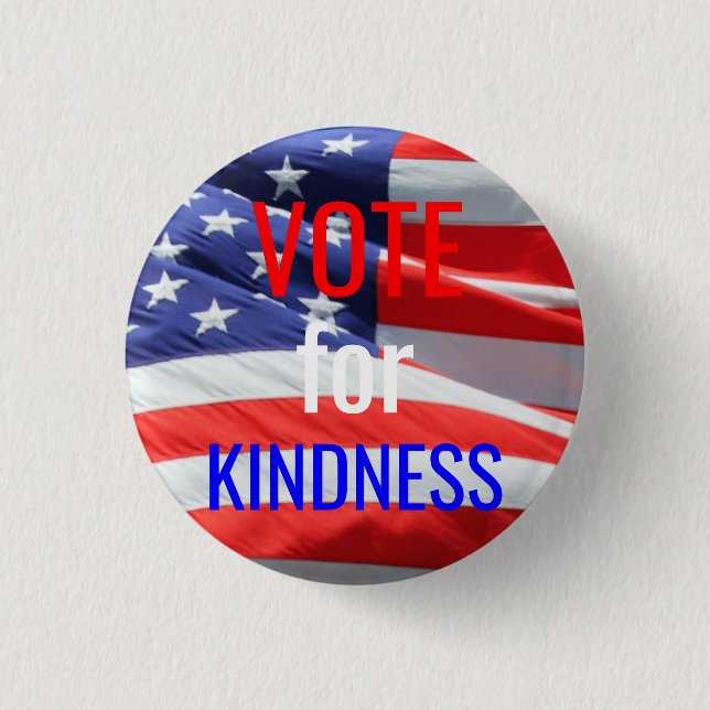 Abstimmung für die Liebe der Kindheit Inspiration Button (Vorderseite)