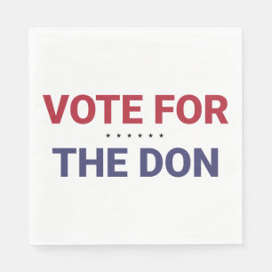 Abstimmung für Don (Wahl 2020 in den USA) Serviette
