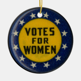 Abstimmung für Frauen Historisches Wahlrecht Keramik Ornament