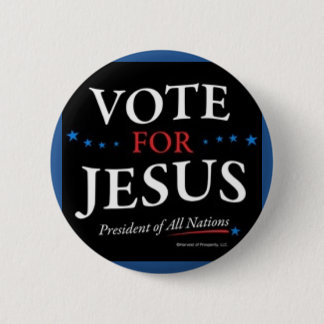 Abstimmung für Jesus-Knopf Button