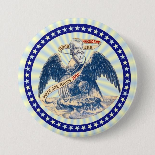 Abstimmung für Joe Biden 2016 Button (Vorderseite)