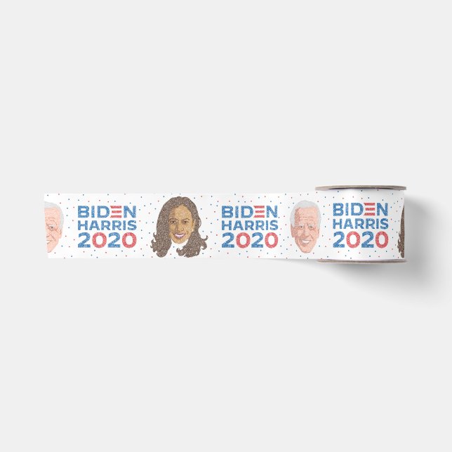 Abstimmung für Joe Biden & Kamala Harris 2020 Satinband (Vorderseite)