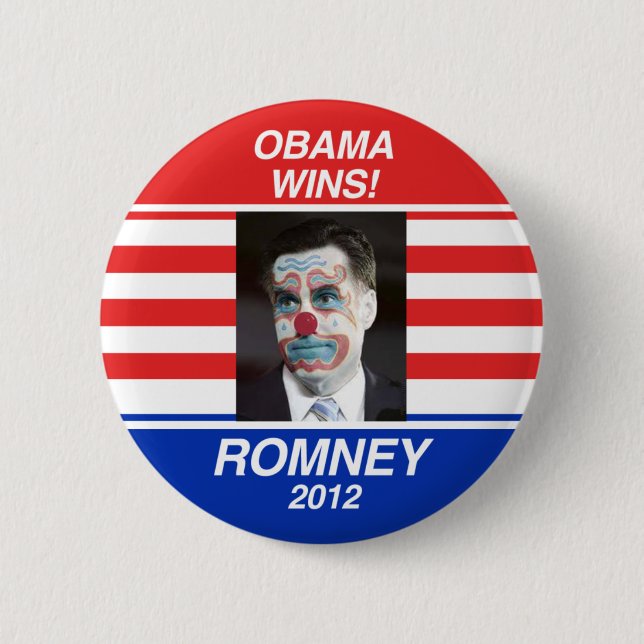Abstimmung für Romney Button (Vorderseite)