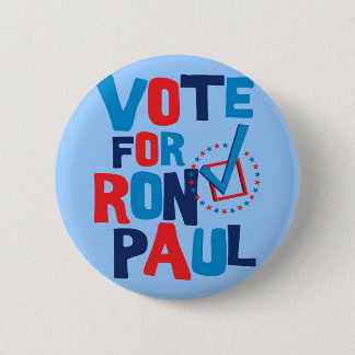 Abstimmung für Ron Paul-Wahl 2012 Button