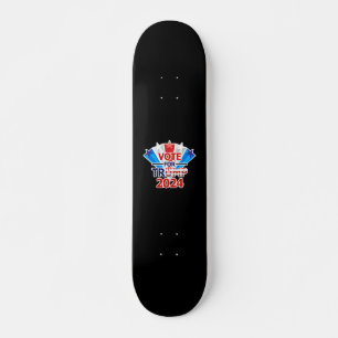 Abstimmung für Trump 2024 Stars Skateboard