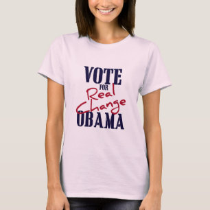 Abstimmung für wirkliche Änderung T-Shirt