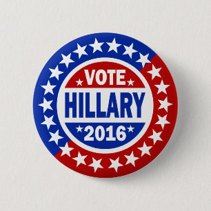 Abstimmung Hillary 2016 Button