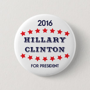 Abstimmung Hillary Clinton für Präsident 2016 Butt Button