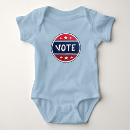 Abstimmung I Voted Election Day USA Voting Future Baby Strampler