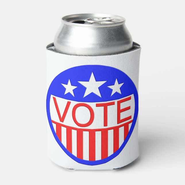 Abstimmung in Amerika Dosenkühler (Kanne Vorderseite)