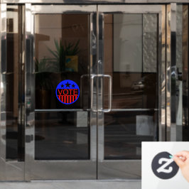 Abstimmung in Amerika Fensteraufkleber
