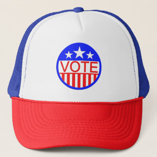 Abstimmung in Amerika Truckerkappe
