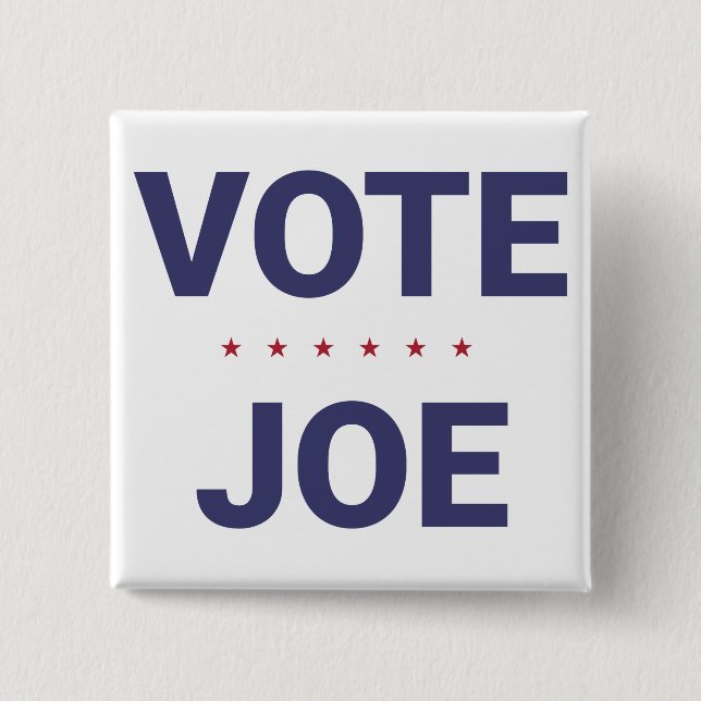 Abstimmung Joe (Wahl 2020 in den USA) Button (Vorderseite)
