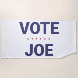 Abstimmung Joe (Wahl 2020 in den USA) Strandtuch