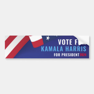 Abstimmung Kamala Harris im Namen des Präsidenten Autoaufkleber