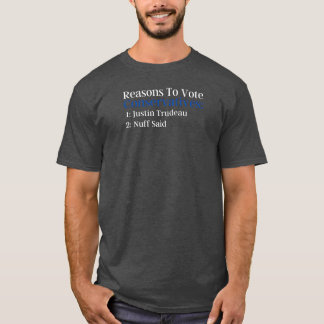 Abstimmung konservativ | Kanadischer politischer H T-Shirt