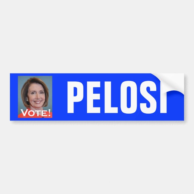 Abstimmung Nancy Pelosi Autoaufkleber (Vorne)