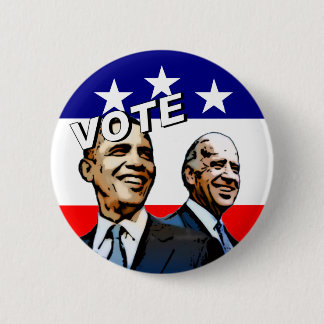 Abstimmung Obama Biden im Jahre 2008 Button