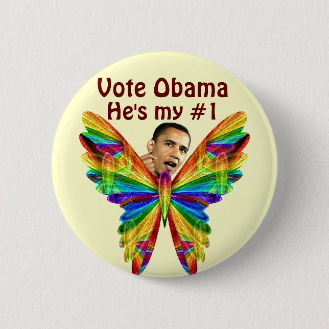 Abstimmung Obama_ Button (Vorderseite)