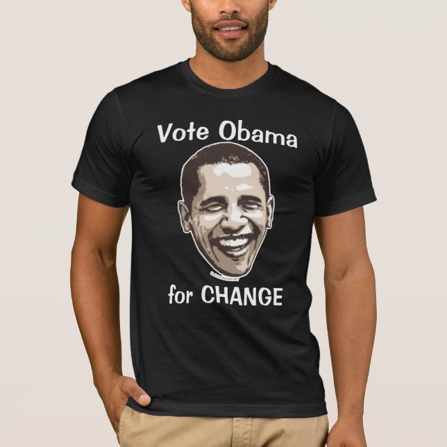 Abstimmung Obama für Änderung T-Shirt (Vorderseite)