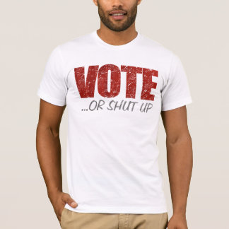Abstimmung oder geschlossener T - Shirt