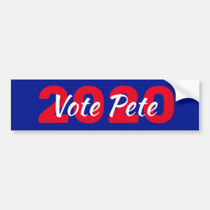 Abstimmung Pete für den Präsidenten 2020 Autoaufkleber