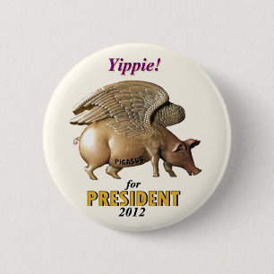 Abstimmung Pigasus Präsident im Jahre 2012 Button
