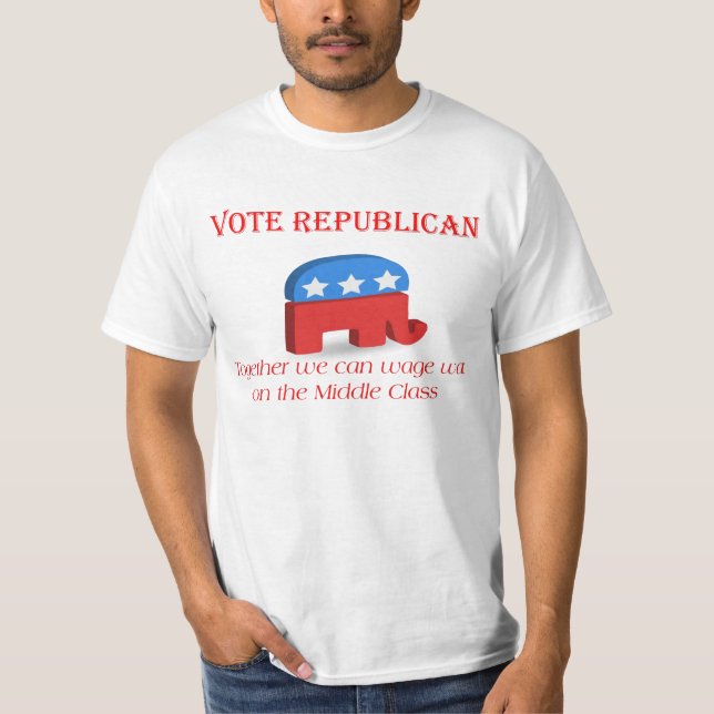 Abstimmung Republican~ Krieg T-Shirt (Vorderseite)