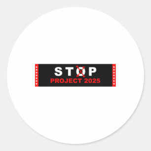 Abstimmung Rett Demokratie Stopp Projekt 2025 2 Runder Aufkleber