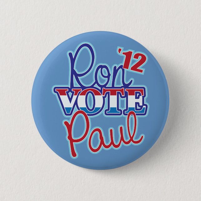 Abstimmung Ron Paul '12 Button (Vorderseite)