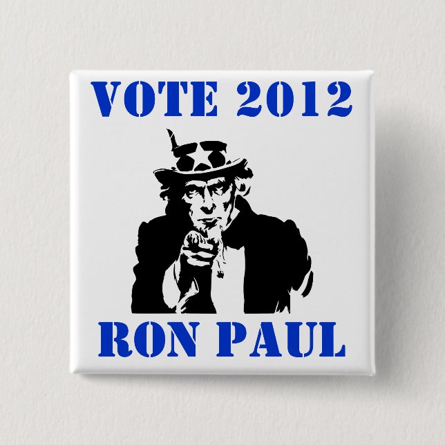 ABSTIMMUNG RON PAUL 2012 BUTTON (Vorderseite)
